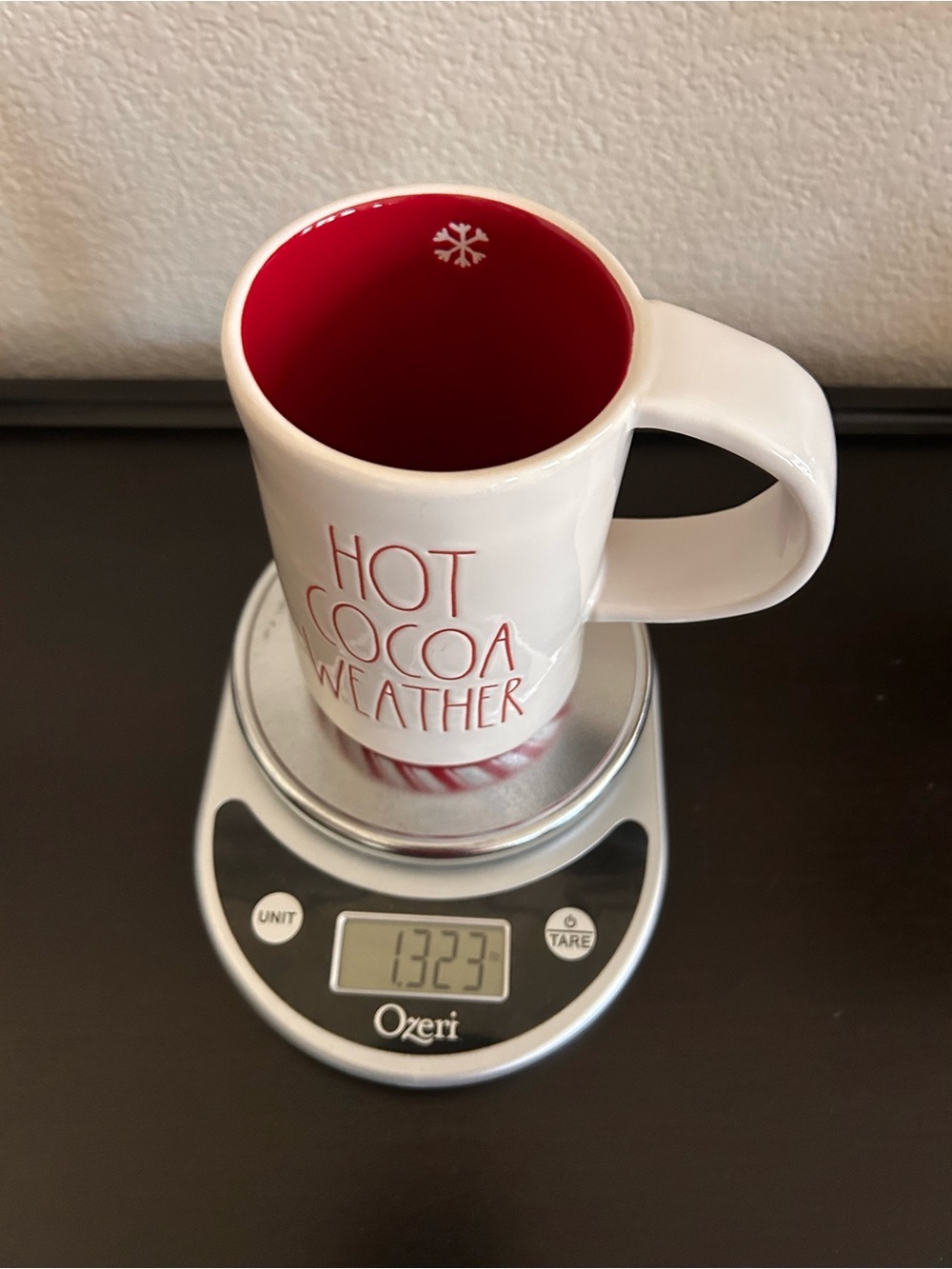 Rae Dunn Hot Cocoa Weather Christmas Mug Red
Interior Snowflake Accent - Picture 11 of 11